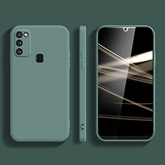 Ultra-thin Silicone Gel Soft Case 360 Degrees Cover S02 for Samsung Galaxy M30s Midnight Green