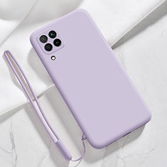 Ultra-thin Silicone Gel Soft Case 360 Degrees Cover S02 for Samsung Galaxy M32 4G Clove Purple