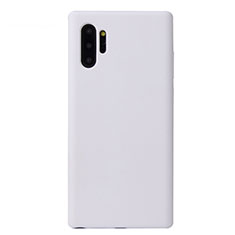 Ultra-thin Silicone Gel Soft Case 360 Degrees Cover S02 for Samsung Galaxy Note 10 Plus 5G White