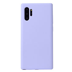 Ultra-thin Silicone Gel Soft Case 360 Degrees Cover S02 for Samsung Galaxy Note 10 Plus Purple