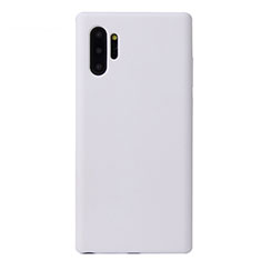 Ultra-thin Silicone Gel Soft Case 360 Degrees Cover S02 for Samsung Galaxy Note 10 Plus White