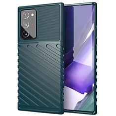 Ultra-thin Silicone Gel Soft Case 360 Degrees Cover S02 for Samsung Galaxy Note 20 Ultra 5G Green