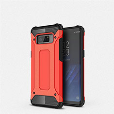 Ultra-thin Silicone Gel Soft Case 360 Degrees Cover S02 for Samsung Galaxy Note 8 Duos N950F Red