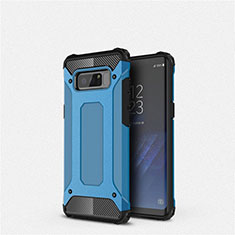 Ultra-thin Silicone Gel Soft Case 360 Degrees Cover S02 for Samsung Galaxy Note 8 Duos N950F Sky Blue