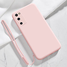 Ultra-thin Silicone Gel Soft Case 360 Degrees Cover S02 for Samsung Galaxy S20 FE 5G Pink
