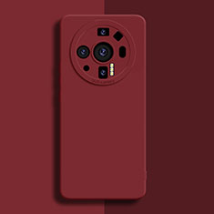 Ultra-thin Silicone Gel Soft Case 360 Degrees Cover S02 for Xiaomi Mi 12 Ultra 5G Red Wine