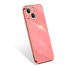 Ultra-thin Silicone Gel Soft Case 360 Degrees Cover S03 for Apple iPhone 14 Pink