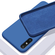 Ultra-thin Silicone Gel Soft Case 360 Degrees Cover S03 for Huawei Enjoy 10e Blue