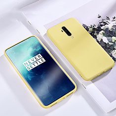 Ultra-thin Silicone Gel Soft Case 360 Degrees Cover S03 for OnePlus 7T Pro 5G Yellow
