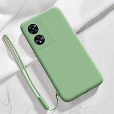 Ultra-thin Silicone Gel Soft Case 360 Degrees Cover S03 for Oppo A58 5G Green