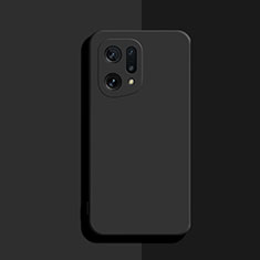 Ultra-thin Silicone Gel Soft Case 360 Degrees Cover S03 for Oppo Find X5 Pro 5G Black