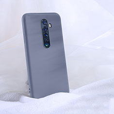 Ultra-thin Silicone Gel Soft Case 360 Degrees Cover S03 for Oppo Reno2 Gray
