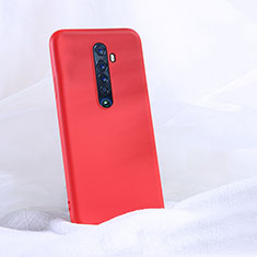 Ultra-thin Silicone Gel Soft Case 360 Degrees Cover S03 for Oppo Reno2 Red
