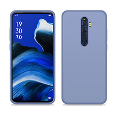 Ultra-thin Silicone Gel Soft Case 360 Degrees Cover S03 for Oppo Reno2 Z Gray
