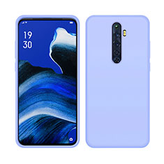 Ultra-thin Silicone Gel Soft Case 360 Degrees Cover S03 for Oppo Reno2 Z Purple