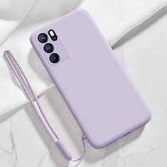 Ultra-thin Silicone Gel Soft Case 360 Degrees Cover S03 for Oppo Reno6 Pro 5G India Clove Purple