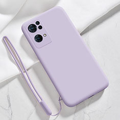 Ultra-thin Silicone Gel Soft Case 360 Degrees Cover S03 for Oppo Reno7 Pro 5G Clove Purple