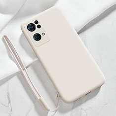 Ultra-thin Silicone Gel Soft Case 360 Degrees Cover S03 for Oppo Reno7 Pro 5G White
