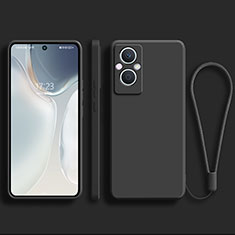 Ultra-thin Silicone Gel Soft Case 360 Degrees Cover S03 for Oppo Reno7 Z 5G Black