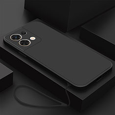 Ultra-thin Silicone Gel Soft Case 360 Degrees Cover S03 for Oppo Reno8 5G Black