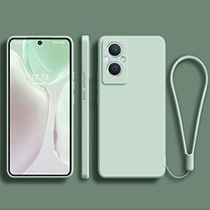 Ultra-thin Silicone Gel Soft Case 360 Degrees Cover S03 for Oppo Reno8 Lite 5G Matcha Green