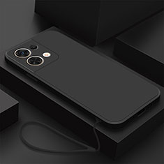 Ultra-thin Silicone Gel Soft Case 360 Degrees Cover S03 for Oppo Reno8 Pro 5G Black