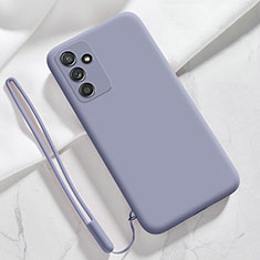 Ultra-thin Silicone Gel Soft Case 360 Degrees Cover S03 for Samsung Galaxy A05s Lavender Gray