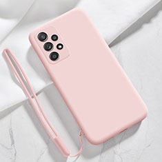Ultra-thin Silicone Gel Soft Case 360 Degrees Cover S03 for Samsung Galaxy A73 5G Pink