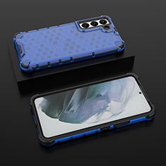 Ultra-thin Silicone Gel Soft Case 360 Degrees Cover S03 for Samsung Galaxy S21 5G Blue