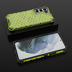 Ultra-thin Silicone Gel Soft Case 360 Degrees Cover S03 for Samsung Galaxy S21 5G Green