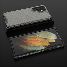 Ultra-thin Silicone Gel Soft Case 360 Degrees Cover S03 for Samsung Galaxy S21 Ultra 5G Black