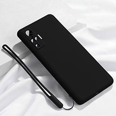 Ultra-thin Silicone Gel Soft Case 360 Degrees Cover S03 for Vivo X50 Pro 5G Black