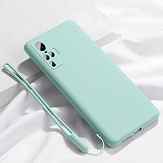 Ultra-thin Silicone Gel Soft Case 360 Degrees Cover S03 for Vivo X50 Pro 5G Sky Blue