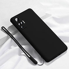 Ultra-thin Silicone Gel Soft Case 360 Degrees Cover S03 for Vivo X51 5G Black