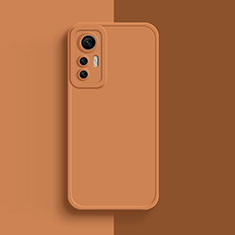 Ultra-thin Silicone Gel Soft Case 360 Degrees Cover S03 for Xiaomi Mi 12 5G Orange