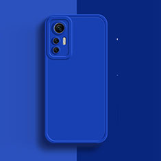 Ultra-thin Silicone Gel Soft Case 360 Degrees Cover S03 for Xiaomi Mi 12 Pro 5G Blue