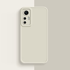 Ultra-thin Silicone Gel Soft Case 360 Degrees Cover S03 for Xiaomi Mi 12 Pro 5G White