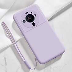 Ultra-thin Silicone Gel Soft Case 360 Degrees Cover S03 for Xiaomi Mi 12 Ultra 5G Clove Purple