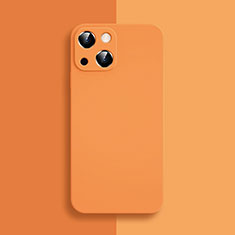 Ultra-thin Silicone Gel Soft Case 360 Degrees Cover S04 for Apple iPhone 13 Mini Orange