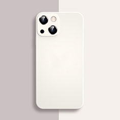 Ultra-thin Silicone Gel Soft Case 360 Degrees Cover S04 for Apple iPhone 13 Mini White