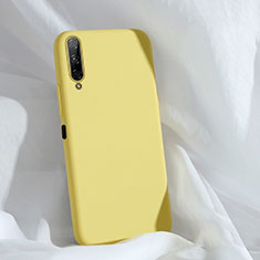 Ultra-thin Silicone Gel Soft Case 360 Degrees Cover S04 for Huawei Honor 9X Pro Yellow