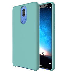 Ultra-thin Silicone Gel Soft Case 360 Degrees Cover S04 for Huawei Mate 10 Lite Cyan