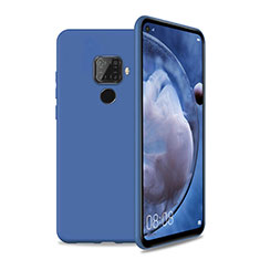 Ultra-thin Silicone Gel Soft Case 360 Degrees Cover S04 for Huawei Nova 5i Pro Blue