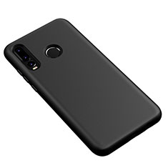 Ultra-thin Silicone Gel Soft Case 360 Degrees Cover S04 for Huawei P30 Lite Black