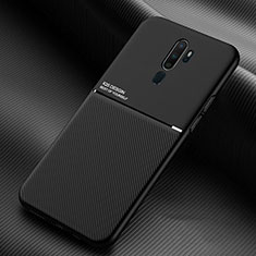 Ultra-thin Silicone Gel Soft Case 360 Degrees Cover S04 for Oppo A9 (2020) Black