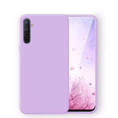 Ultra-thin Silicone Gel Soft Case 360 Degrees Cover S04 for Oppo K5 Purple