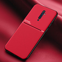 Ultra-thin Silicone Gel Soft Case 360 Degrees Cover S04 for Oppo Reno2 Z Red