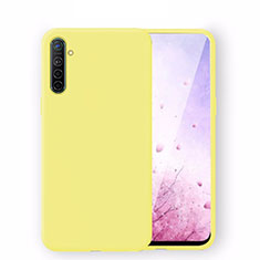 Ultra-thin Silicone Gel Soft Case 360 Degrees Cover S04 for Realme XT Yellow