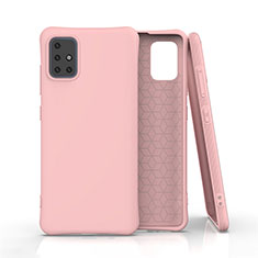 Ultra-thin Silicone Gel Soft Case 360 Degrees Cover S04 for Samsung Galaxy M40S Pink