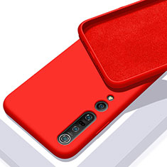 Ultra-thin Silicone Gel Soft Case 360 Degrees Cover S04 for Xiaomi Mi 10 Pro Red